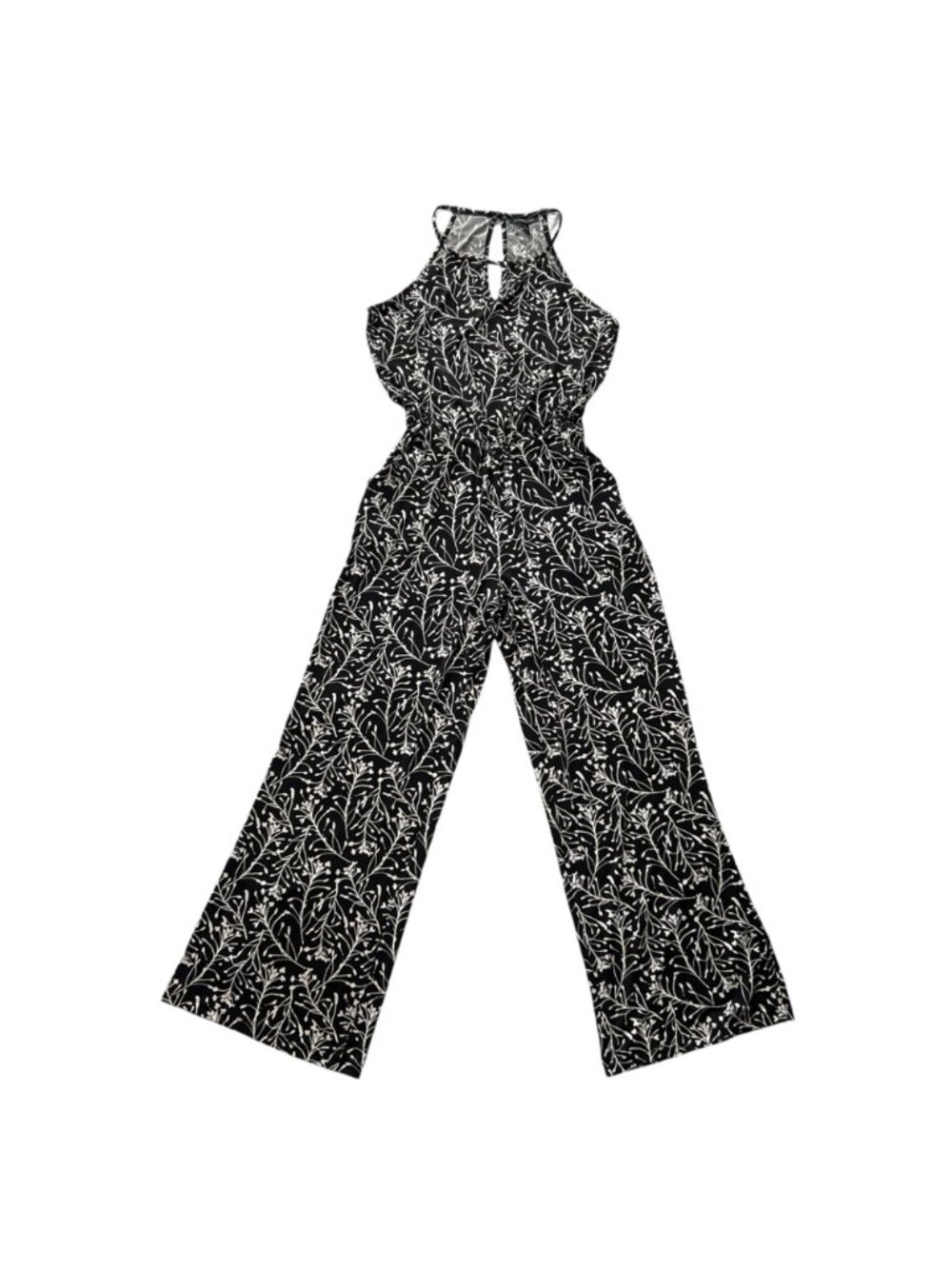 41 Hawthorn Floral Print Jersey Jumpsuit Black White Size Small Petite NWT - Picture 4 of 13